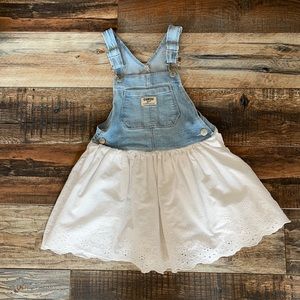 Toddler girls Osh Kosh overall dress